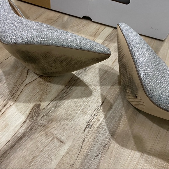 Call It Spring, Sparkly Silver Pump, Size 6, Worn Once - Picture 5 of 6